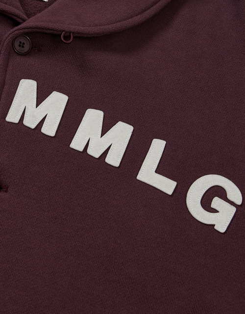 [Mmlg] SHAWL COLLAR SWEAT JUMPER (PLUM)