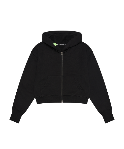Женская худи на молнии 2WAY Signature, Black