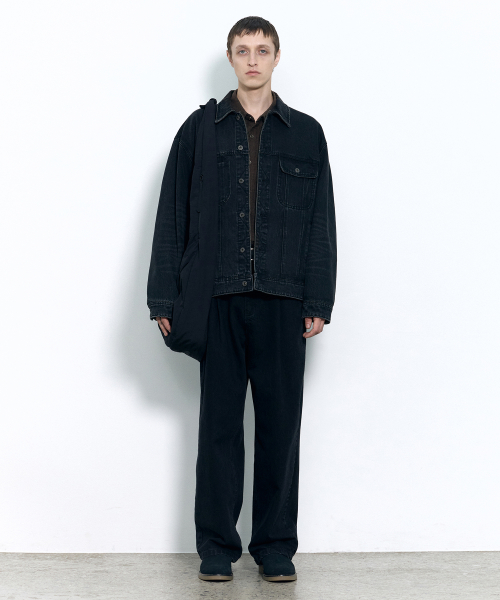 Куртка тракер Contrast WASHED BLACK