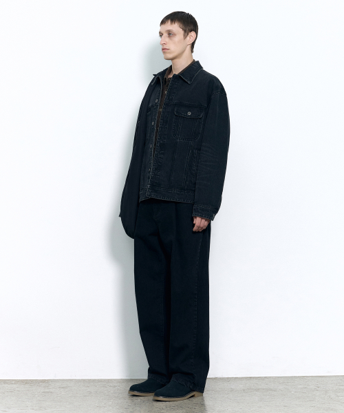 Куртка тракер Contrast WASHED BLACK