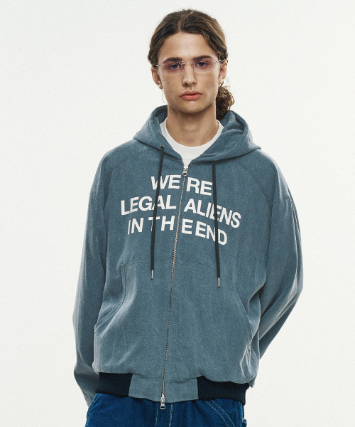 Куртка-худи Legal Alien Washed_Shadow Blue