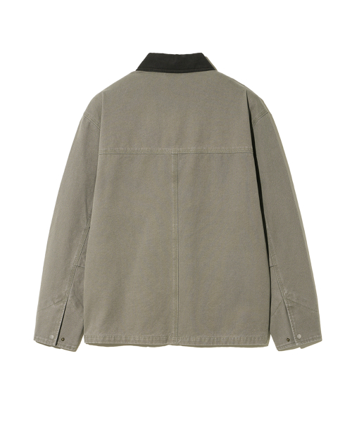 Рабочая куртка с заклепками_Sage Green