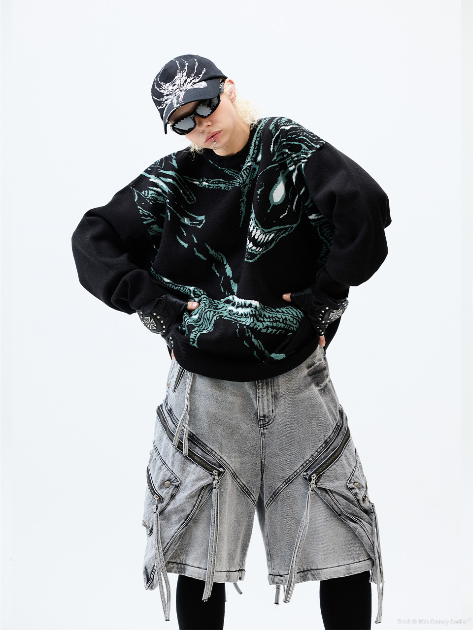 CRITICのCRITIC X ALIEN FACE HUGGER BALL CAP MUSINSA | CRITIC CRITIC x ALIEN FACE HUGGER BALL CAP BLACK
