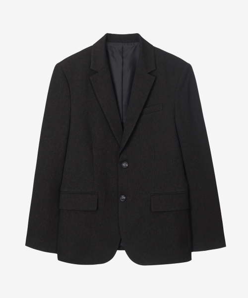 [SET]Two-Tone Knitwear Jacket Set-up Brown