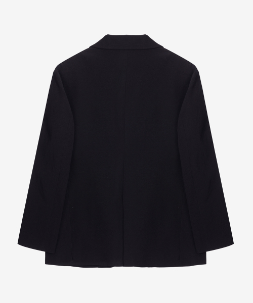 [SET][COUTURE]Cotton Like Overfit Jacket Set-up Black