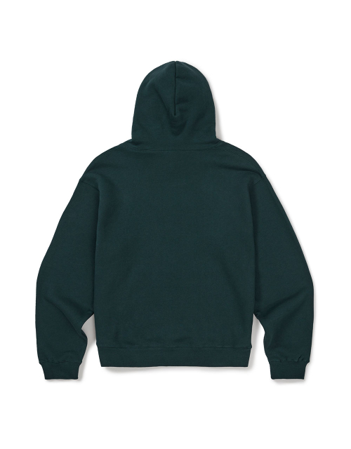 [Mmlg] MM APLIQUE HOODIE (DEEP GREEN)