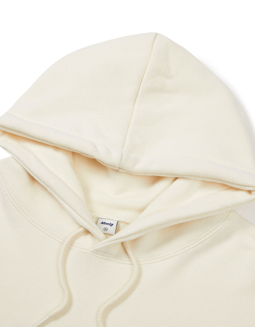 [Mmlg] MM APLIQUE HOODIE (NATURAL SOAP)