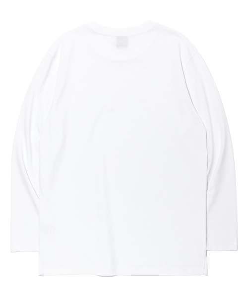 базовый длинный рукав футболка WHITE (LP5TU538-002)