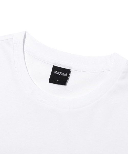базовый длинный рукав футболка WHITE (LP5TU538-002)