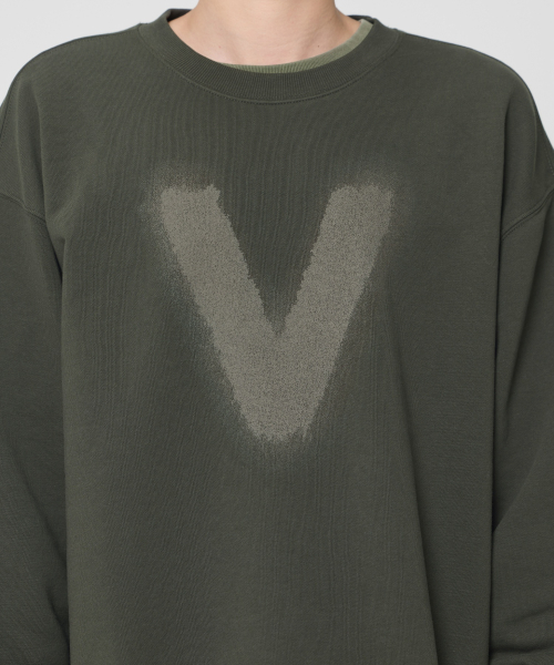 Свитшот с V-логотипом (Mud Khaki)