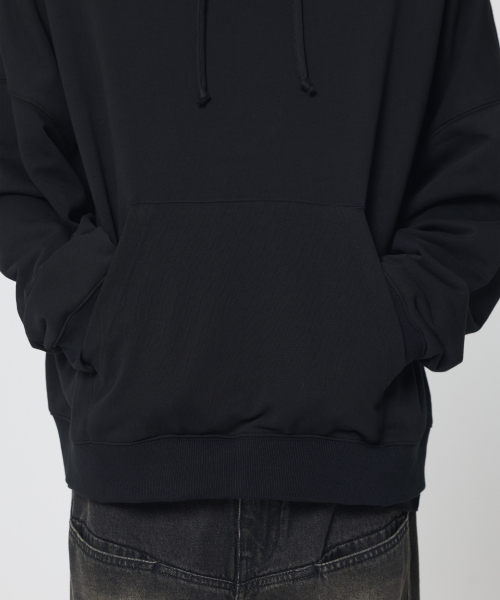 Фирменное худи кокон (black)