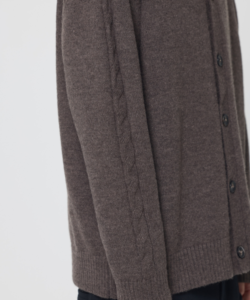 Кардиган One Cable Sleeve (Khaki Beige)