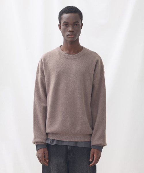 Трикотаж вафельный Outfit — Mocha Grey