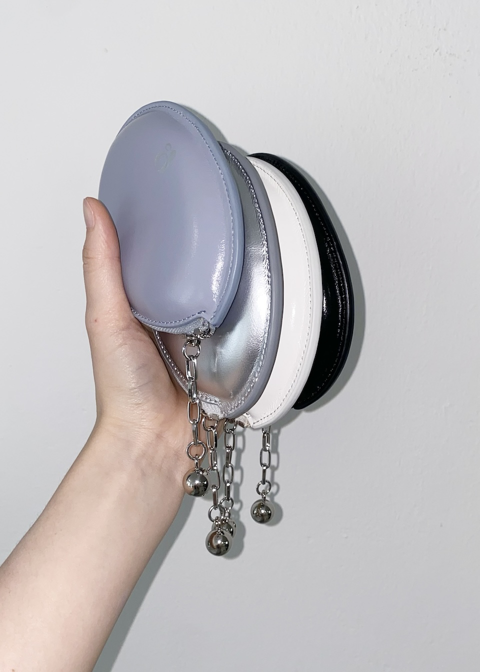 【POIE】ball chain egg card wallet カードケース ball chain egg card wallet (silver) - poie | 60% - Asian