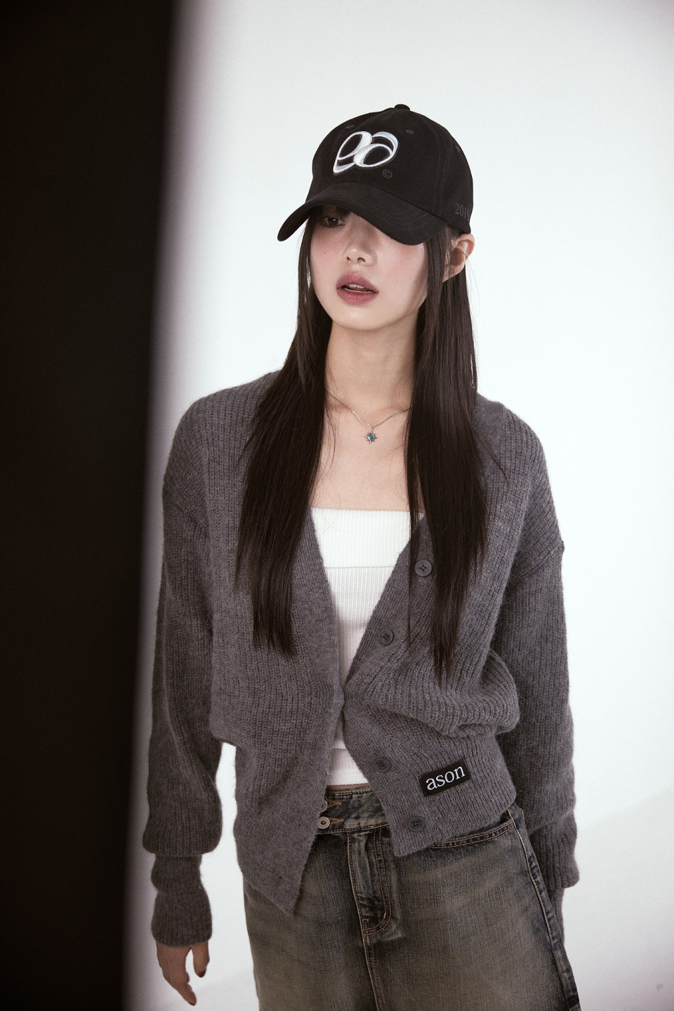 MUSINSA公式 | ASON 99 SYMBOL BALL CAP / BLACK