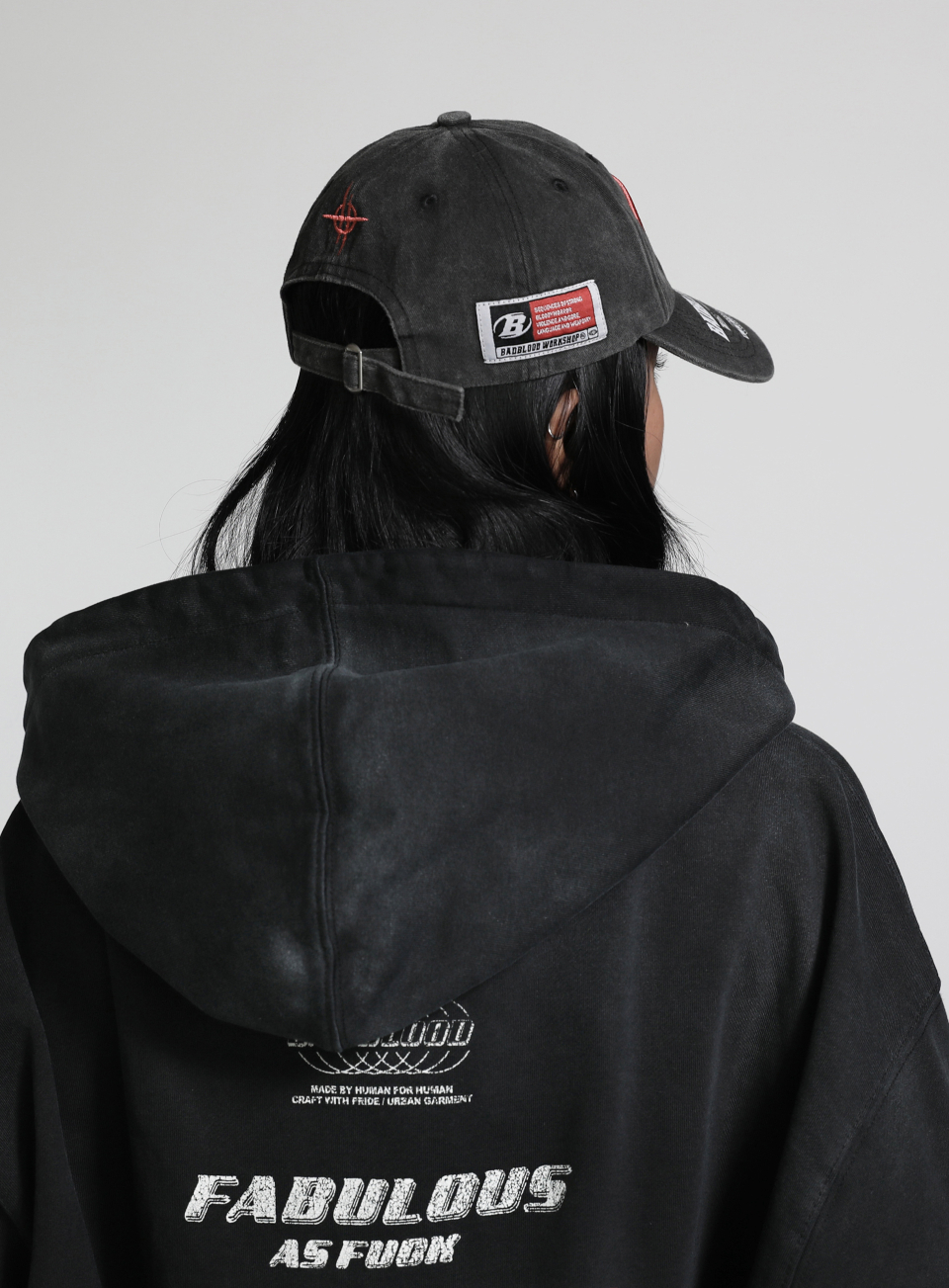 Badblood F1 Old Effect Ball Cap Black – BBGSHOPHK
