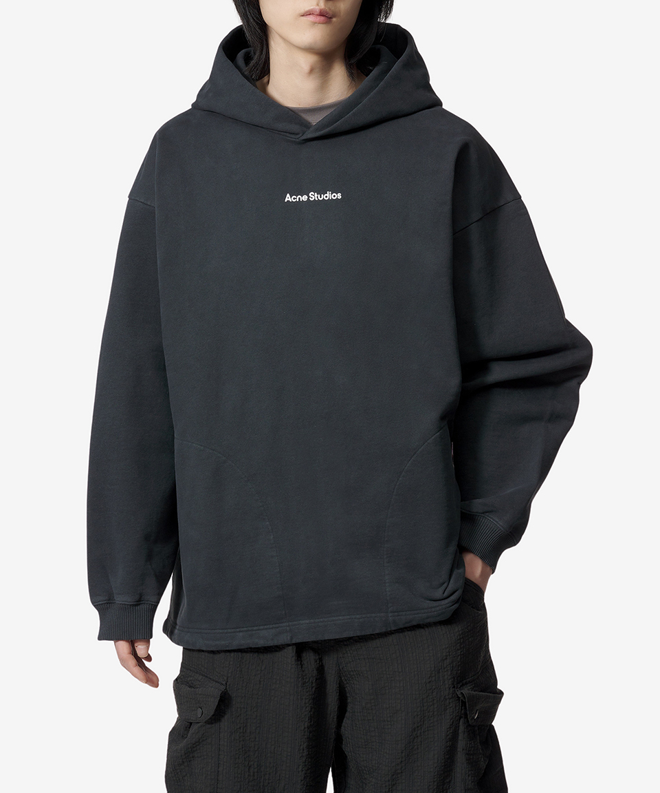 ★Acne Studios★ Logo Hood Black CI0170900 202408091208021929442390066b58