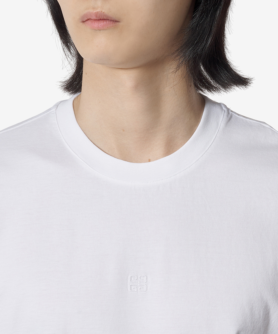 MUSINSA | GIVENCHY 4G Embroidered Logo Cotton Slim Fit Short