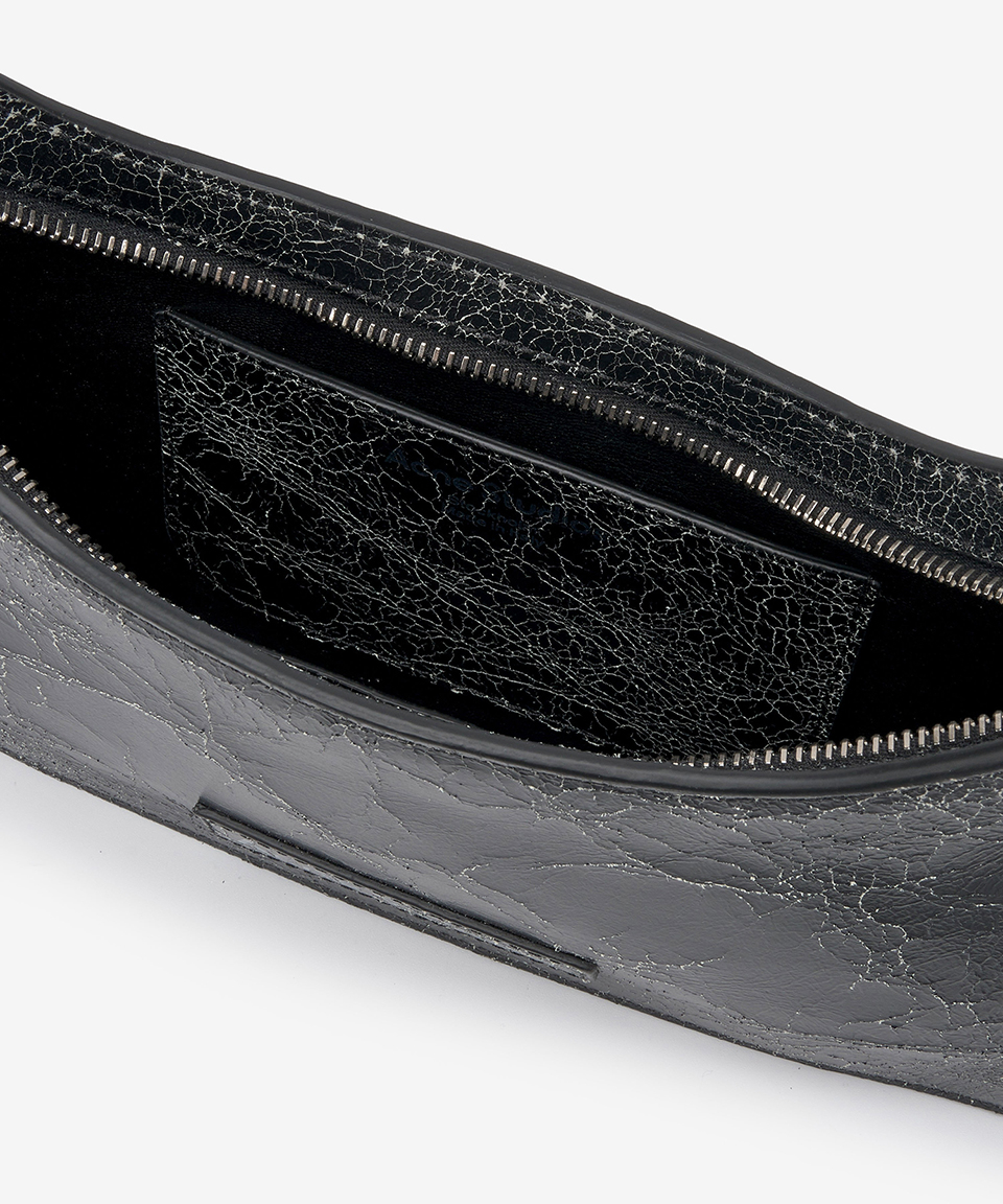 ■Acne Studios■ Mini Flat Shoulder Bag Black A10351900 A103 Acne Studios - Platt mini shoulder bag - Black