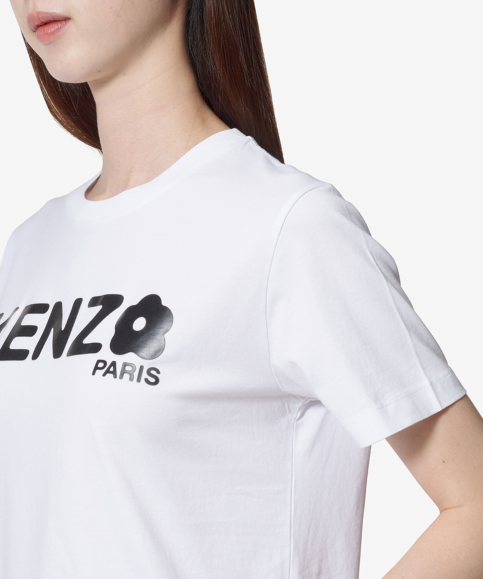★KENZO★ Bokeh 20 Classic Short Sleeve T-Shirt White FE52TS ☆KENZO☆ Bokeh 20 Classic Short Sleeve T-Shirt White FE52TS