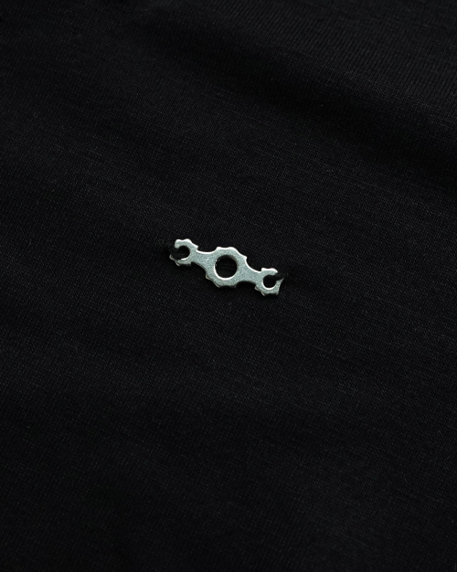 Metal Triclipse Polo Shirt Black