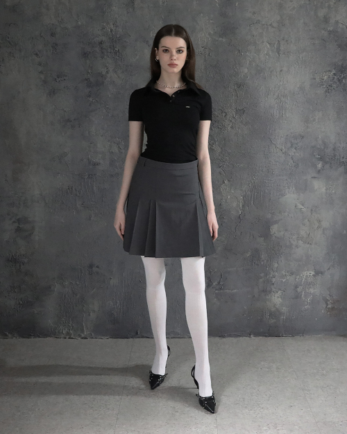 Metal Triclipse Polo Shirt Black