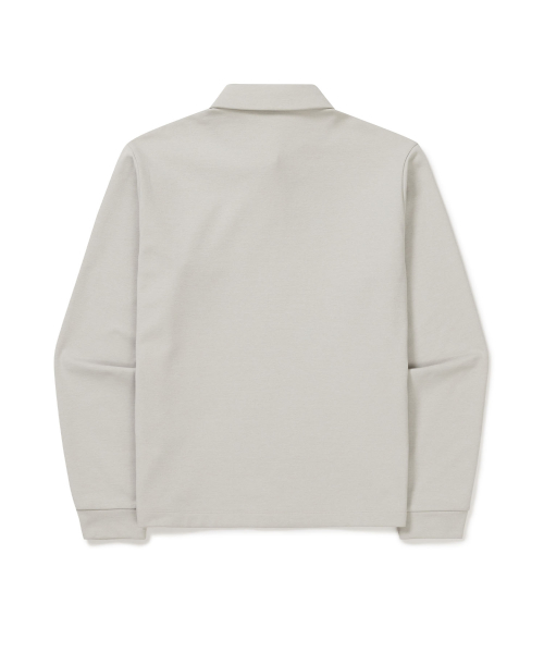 Женское поло с длинным рукавом (S24FWTPS11) Light Beige
