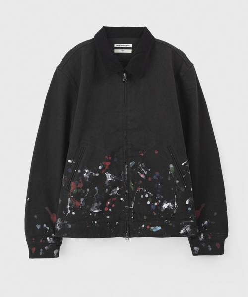 PAINTED CLUB JACKET (BLACK)