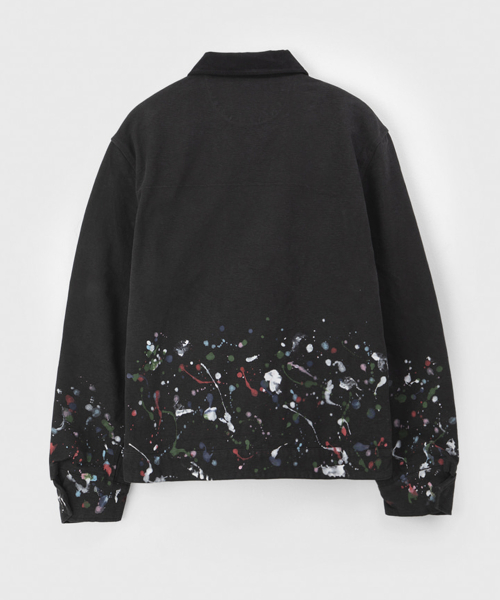 PAINTED CLUB JACKET (BLACK)