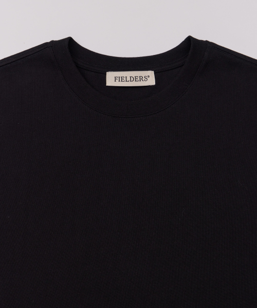 MAN ESSENTIAL LONG SLEEVE TEE BLACK