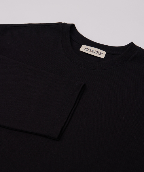MAN ESSENTIAL LONG SLEEVE TEE BLACK