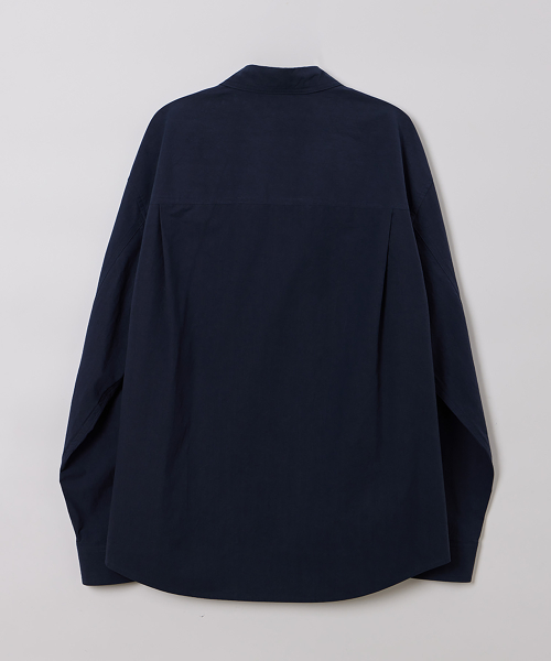 WASHED COTTON SHIRTS DEEP NAVY