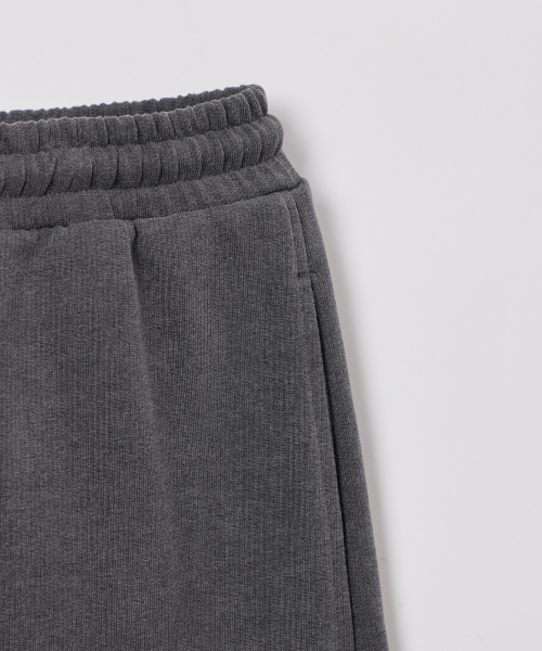 PIGMENT DYEING SWEAT PANTS DEEP GRAY