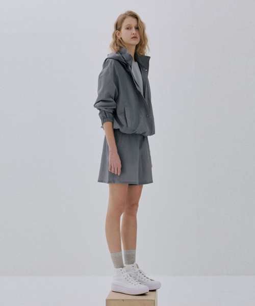 HOOD DETACHABLE JUMPER_GREY