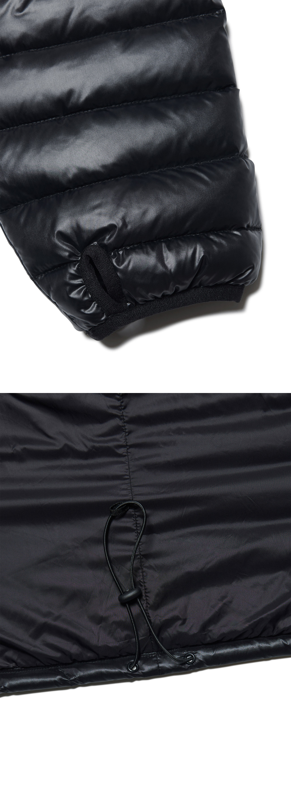 NUBES LIGHT DUCK DOWN - GLOSSY BLACK - nomanual