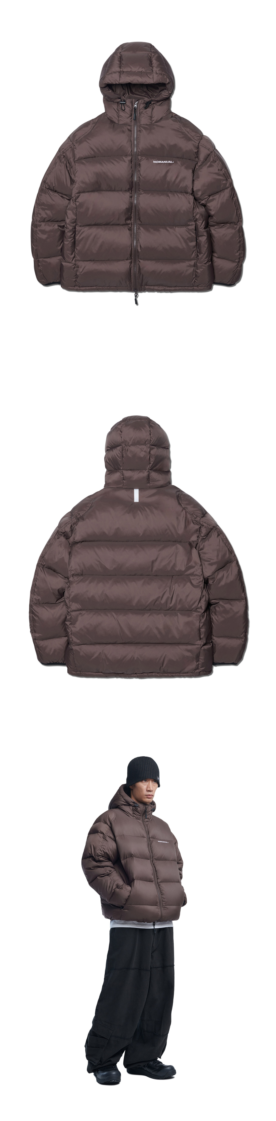★NOMANUAL★DIVISION HOODED DUCK DOWN★ DIVISION HOODED DUCK DOWN - SAGE GREEN - nomanual