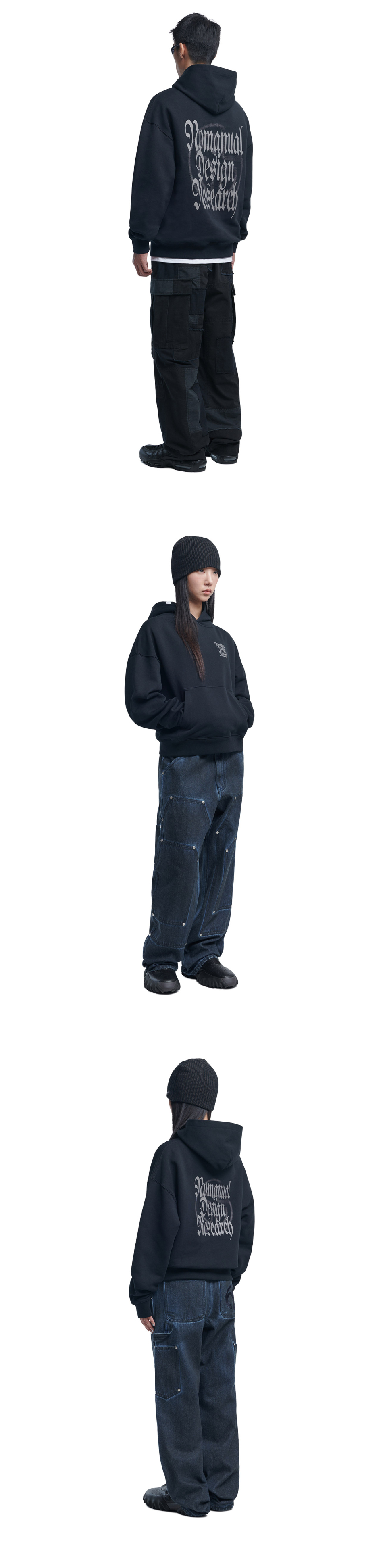 パーカー・フーディ NOMANUAL MANERO HOODIE SA167 MUSINSA | NOMANUAL MANERO HOODIE - BLACK