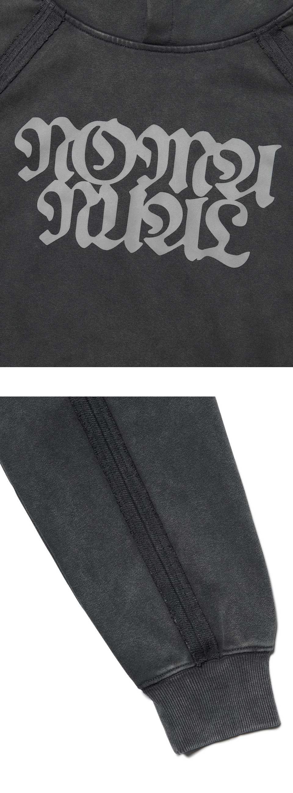 パーカー・フーディ NOMANUAL RS RAW EDGE HOODIE WASHED CHARCOAL NM63HD07M1WC MUSINSA | NOMANUAL R.S RAW EDGE HOODIE - WASHED CHARCOAL