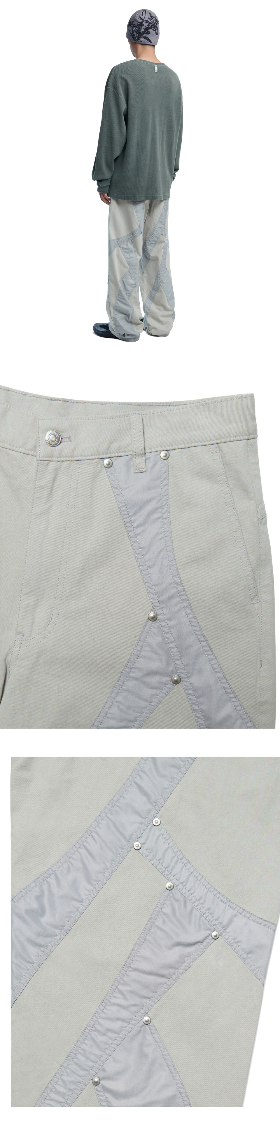 MUSINSA公式 | NOMANUAL N.D.L PANTS - LIGHT GRAY
