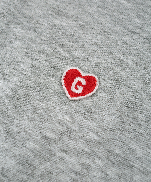 SIGNATURE HEART CARDIGAN [MELANGE GREY]