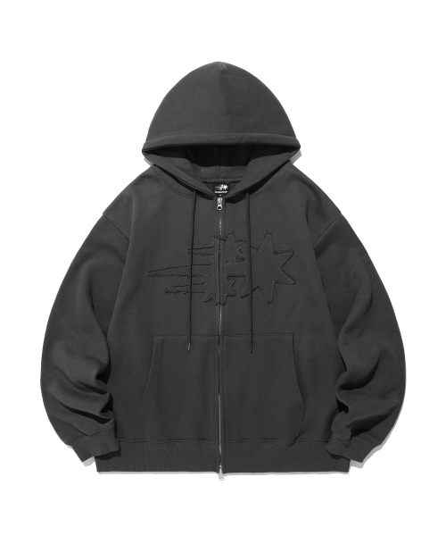 3STAR LOGO ZIP HOODIE_6colors(NG2EFUM480A)