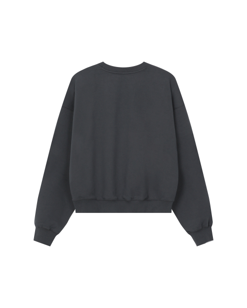 Quote sweat shirts CHARCOAL