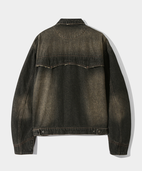 Джинсовка 2WAY в стиле вестерн_Dust Black