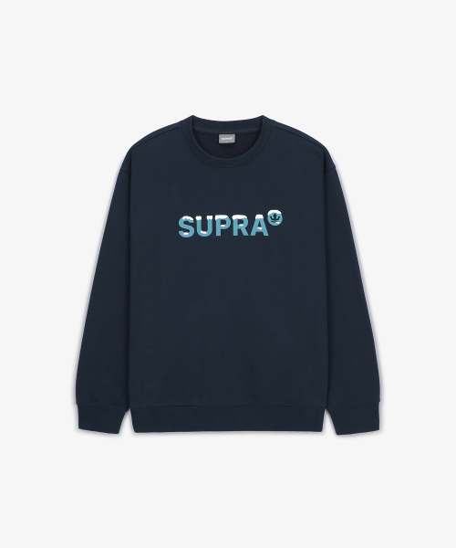 Свитшот с графикой Snow (NAVY)