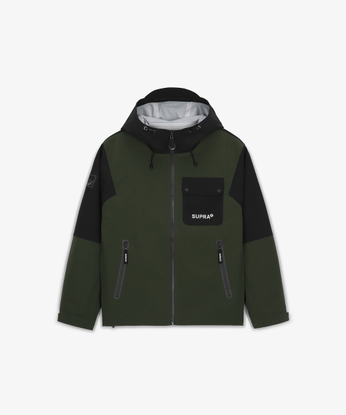 цвет акцент 3L ветровка(KHAKI)