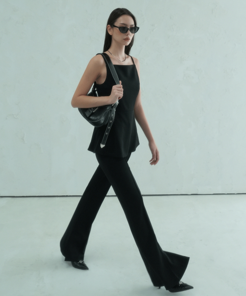 Sie Slender Sleeveless BLACK