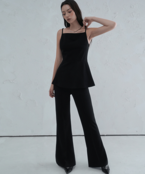 Sie Slender Sleeveless BLACK