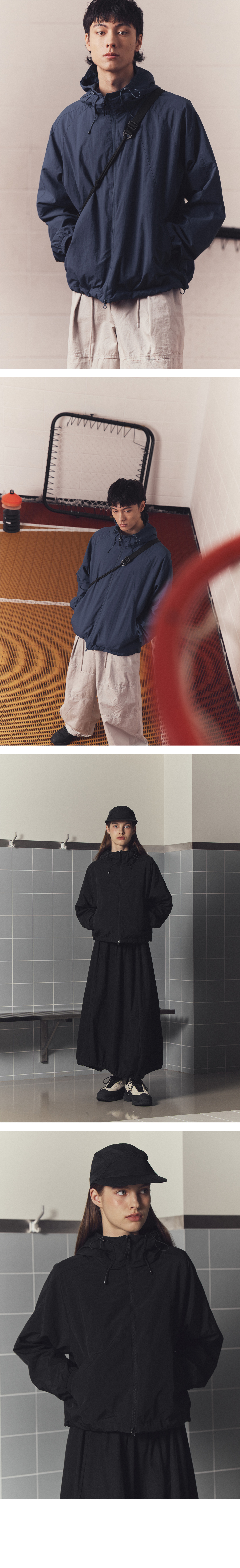 ジャケット Urbandtype. Curved Raglan WindbreakerGray UBDFJP002GR MUSINSA | URBANDTYPE Curved Raglan Windbreaker_Charcoal