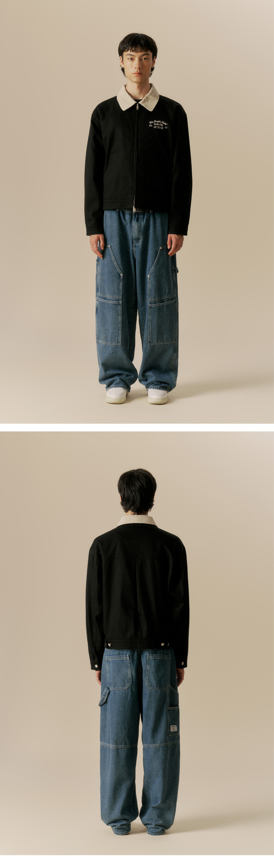 MUSINSA | URBANDTYPE Outpocket Carpenter Denim Pants_Indigo