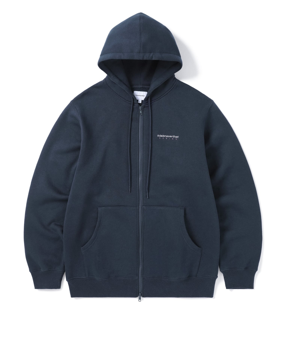 DSN-Logo Zip Up Hoodie Navy 상세 이미지 1